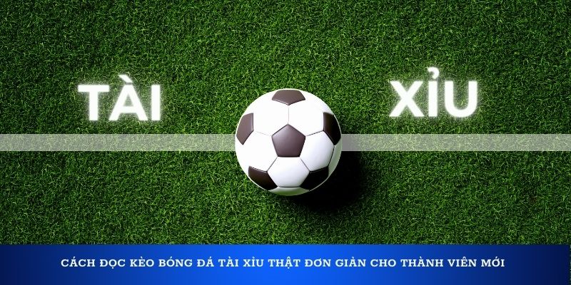 Cách đọc kèo bóng đá Tài Xỉu thật đơn giản cho thành viên mới